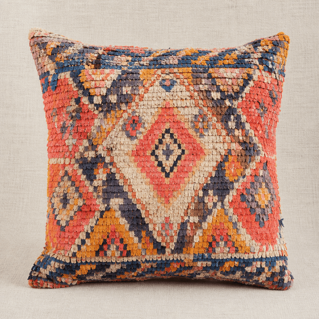 Boucherouite Scrap Pillow